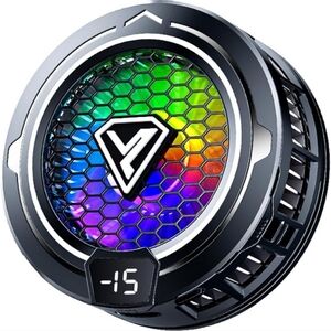 Magnetic Cell Phone Cooling Fan LED Lights for Android & iPhone